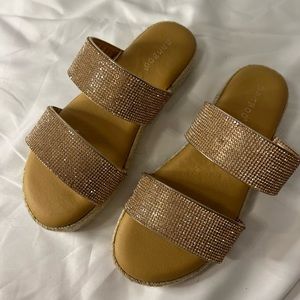 rhinestone sandals